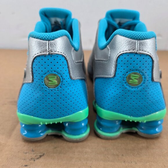 NIKE Womens Shox NZ Sneakers Gray Blue  Shoes Y 7 W8.5 739638-004 - Picture 14 of 16